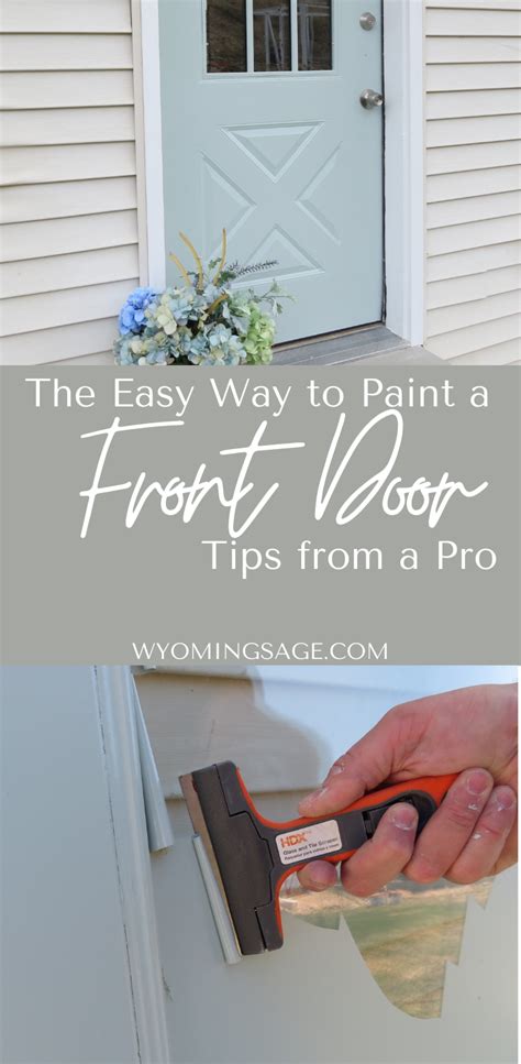 How To Paint Front Door Painted Exterior Doors Exterior Front Doors Painted Front Doors