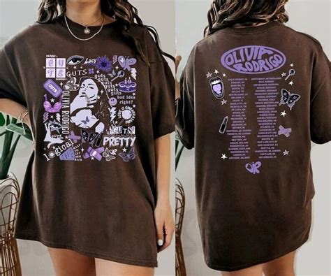 Olivia Rodrigo Guts Tour 2024 Shirt The Guts World Tour 2024 Olivia