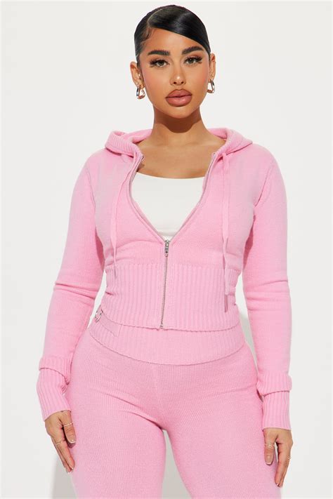 Lana Sweater Pant Set Pink Fashion Nova