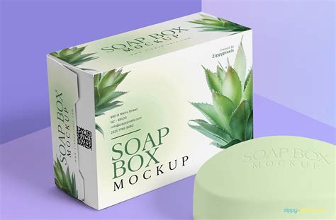 Free Packaging Box Soap Mockup On Behance