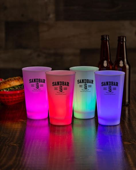 Shop For 16 Oz LED Light Up Pint Glass Grandstand