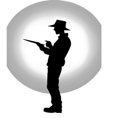 Hard Working Man Silhouette Ai Generative 27973592 PNG