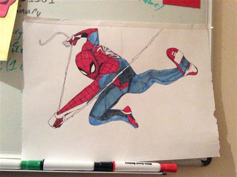 Drawing of white spider from Spider-Man PS4 : r/Spiderman