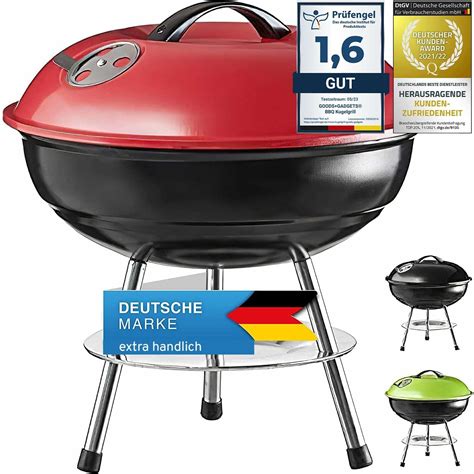 ACTIVA Holzkohlegrill Angulatus I Holzkohlegrill Mit Deckel