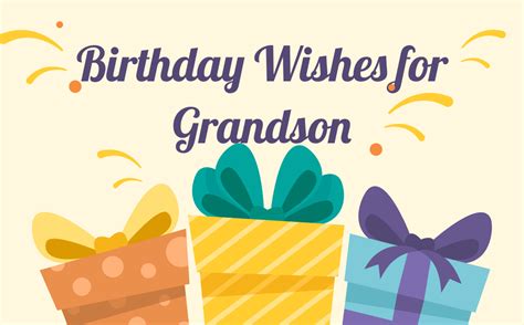 Top 40 Birthday Wishes For Grandson: Best Quotes Messages, 48% OFF