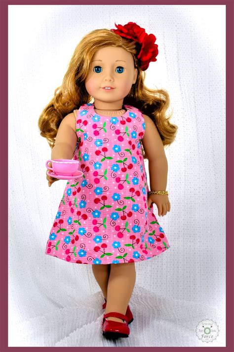 18 Inch Doll Dress Pattern Tea Party For Dolls Such As American Girl