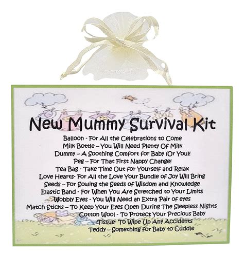 New Mummy Survival Kit Unique Sentimental Novelty Gift Greetings