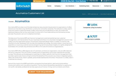 List Of Companies Using Acumatica Acumatica Customers List Banking