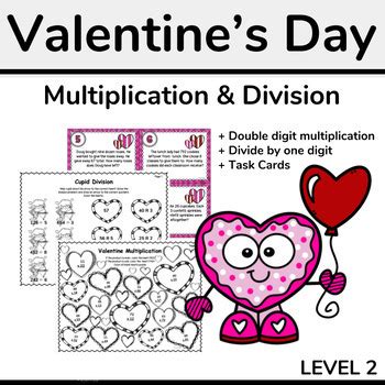 Valentine S Day Multiplication And Long Division Pack For Upper Grades