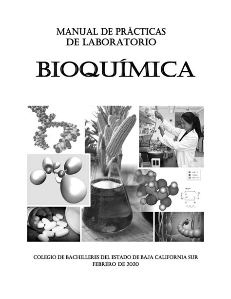 Manual De Practicas De Laboratorio Bioquimica