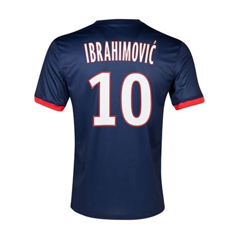 Psg Ibrahimovic Home Soccer Jersey Shirt Model