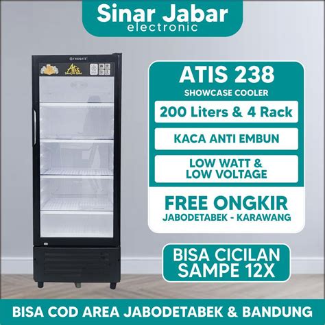 Jual Showcase Frigigate Type Sca Atis Kapasitas Liter