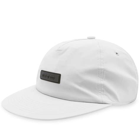 Fear Of God Essentials Mens Baseball Hat In Cloud Dancer Fear Of God Essentials