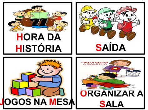 Rotina Para Educa O Infantil Atividades Para A Educa O Infantil