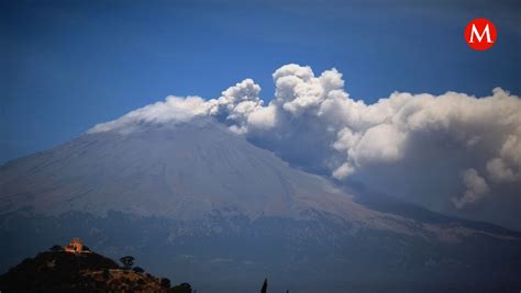 Volcán Popocatépetl Actividad registrada HOY 29 de febrero de 2024