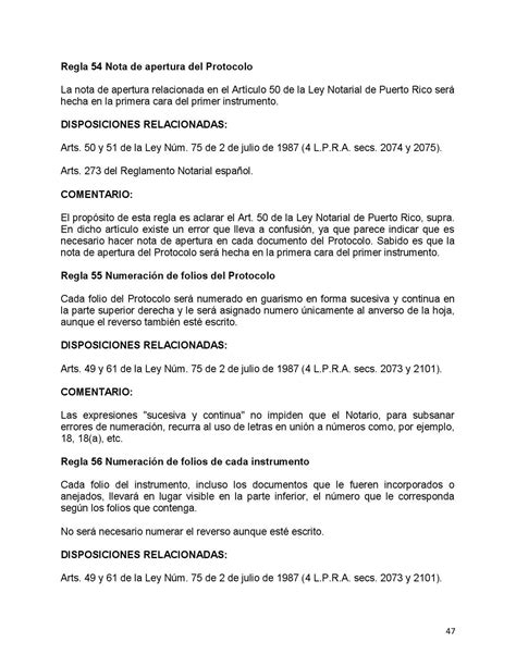 Reglamento Notarial De Puerto Rico By Colegio De Notarios De Puerto