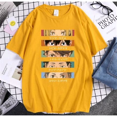 Jual Baju Kaos Tshirt T Shirt Anime Haikyuu Karasuno Nishinoya Shoyo