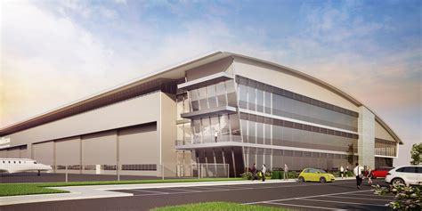 New aircraft hangar underway at Farnborough - UK Construction Online