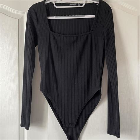 Boohoo Square Neck Bodysuit Used A Couple Of Times Depop