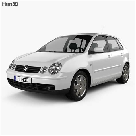 Volkswagen Polo Mk4 5-door 2009 3D model - Download Hatchback on ...