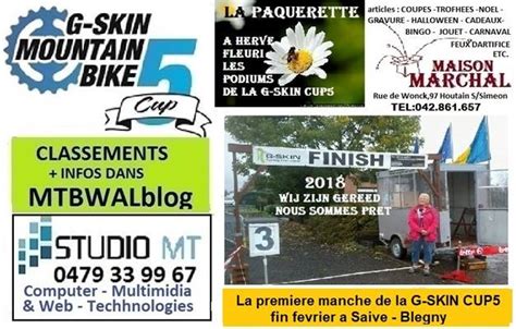 MTBWALblog G Skin Cup 5 Remise Des Prix Ce Samedi 28 Octobre 2017