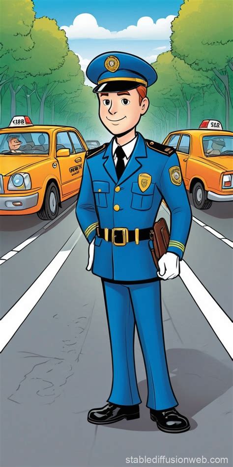 cartoon road safety