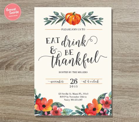 25 Gorgeous Friendsgiving Invitations - Domestically Blissful