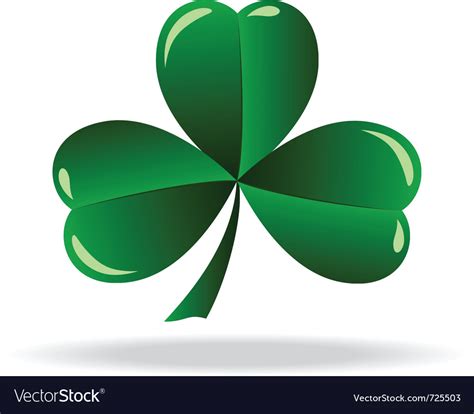 Icon Shamrock Royalty Free Vector Image Vectorstock