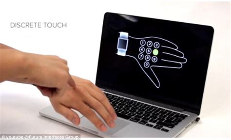 Skintrack Gadget Turns The Skin On Your Arm Into A Touchpad Daily