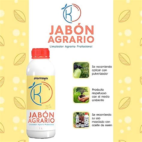 PLANTAWA Pack Ahorro Jabón Potásico 1L Aceite de Neem 250ml 100