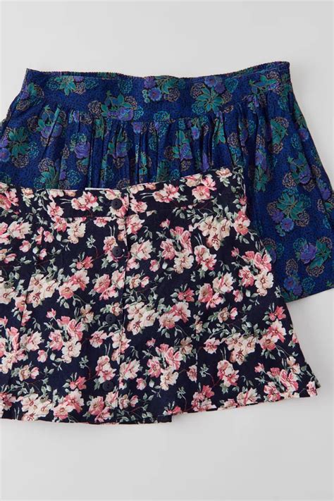 Urban Renewal Remade Floral Micro Mini Skirt Urban Outfitters Canada