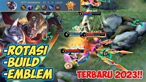 Tutorial Rotasi Emblem Dan Build Hayabusa Tersakit 2023 Gameplay