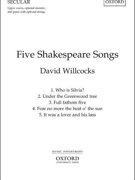 Five Shakespeare Songs