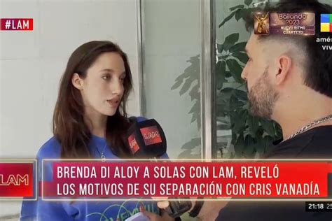 Brenda Di Aloy culpó a Coti Romero de su separación con Cris Vanadía y