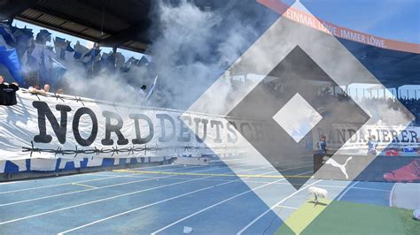 Wegen Pyrotechnik Und Diskriminierendem Banner Hsv Muss Fast