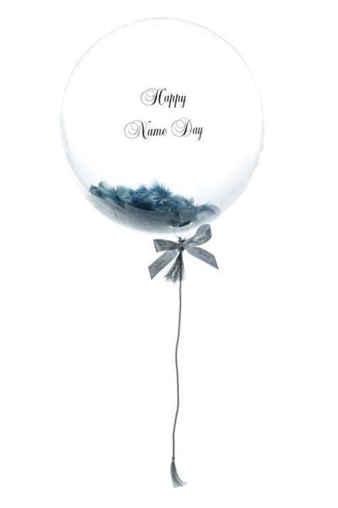 Balloon With «Happy Name Day» Signature – THE ROSE COMPANY™