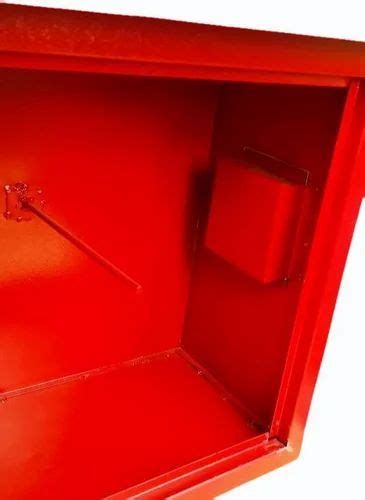 Mild Steel FRP Single Door Fire Hose Box Size 20 X20 X10 Size