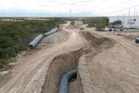 Supervisan Obras Del Acueducto El Cuchillo Ii Reporta Avance Del