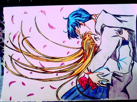 Usagi and Mamoru by Lor3danna on DeviantArt