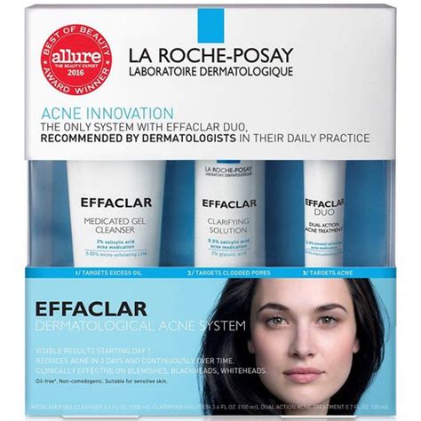 La Roche Posay Effaclar 3 Step Acne System Skinelite