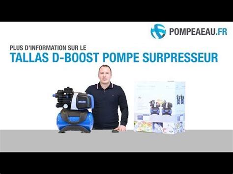 Tallas D Boost Pompe Surpresseur Pompe Eau