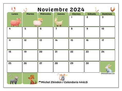 Calendar Noviembre Printable Calendar Printable