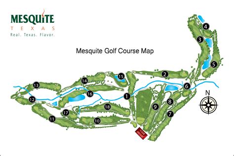 Course Layout Mesquite Golf Club