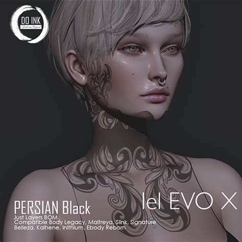 Second Life Marketplace Do Ink Tattoo Persian Black Body And Face