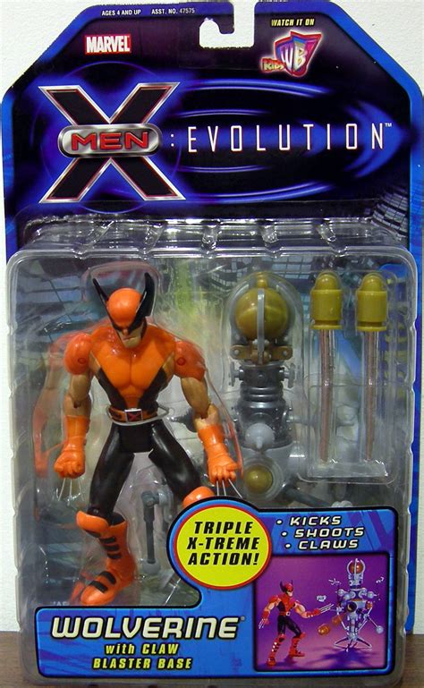 Wolverine Figure Evolution Animated Series X-Men Claw Blaster Base