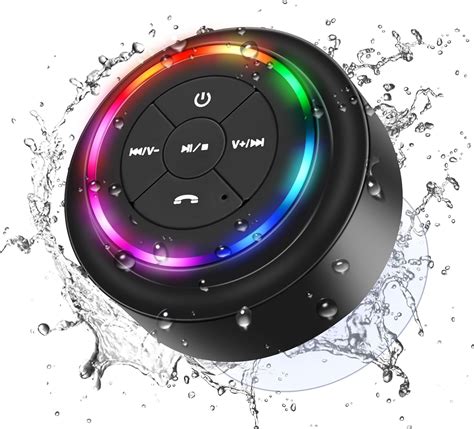 Mr Luyu Enceinte Douche Bluetooth Tanche Haut Parleur Bluetooth Sans