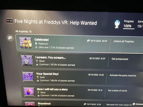 [Five Nights At Freddy’s VR: Help Wanted] #23 And About 6 Hours Total ...