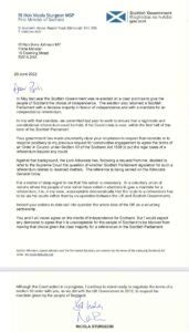 Nicola Sturgeon Letter To Boris June Phil Mac Giolla Bh In