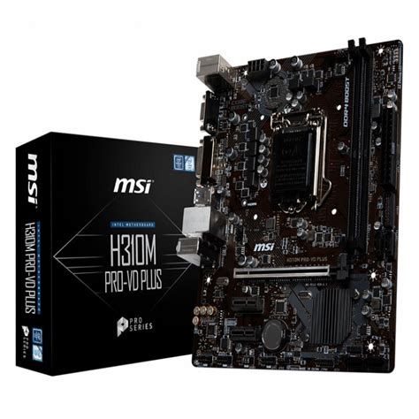 Материнская плата h110m pro vd plus
