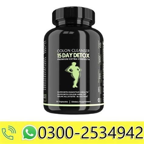 Colon Cleanser 15 Day Detox Capsule In Pakistan 0300 2534942 15 Days Colon Detox Price In